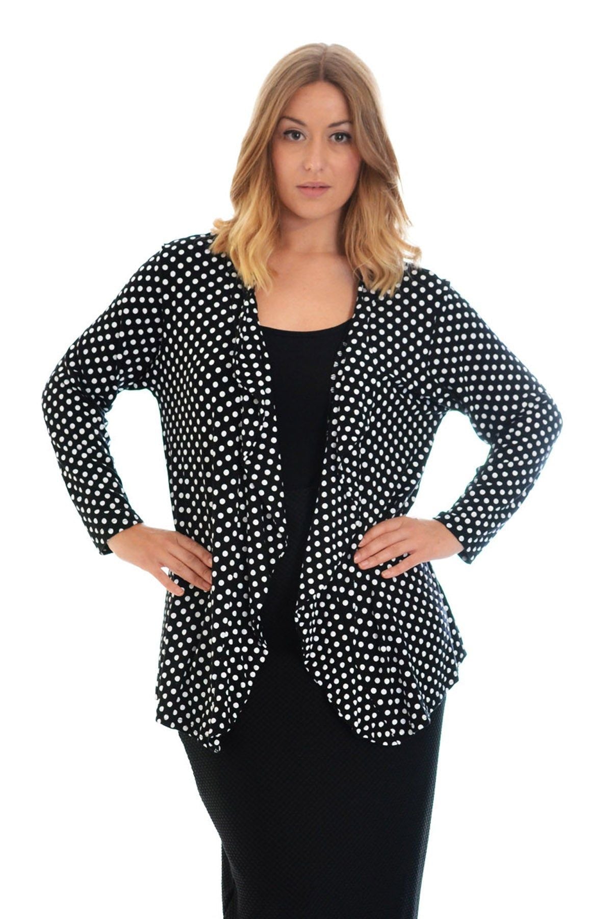 Polka Dot Spot Print Cardigan Top cardigan WearAll