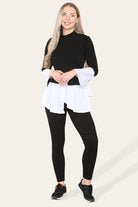 Ribbed Lounge Wear Flared Shirt and Leggings Co-Ord Set Loungewear WearAll