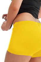 Stretch Shorts Hot Pants Skirt WearAll Yellow 8-10