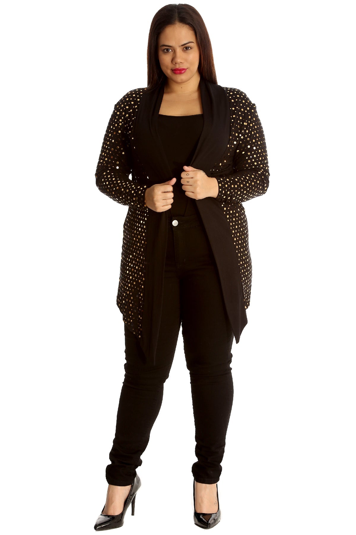 Polka Dot Foil Cardigan cardigan WearAll