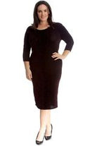 Plus Size Lurex Metallic Glitter Bodycon Dress Dress WearAll