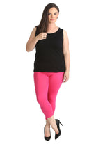 Plus Size 3/4 Butterfly Sequin Leggings Leggings WearAll