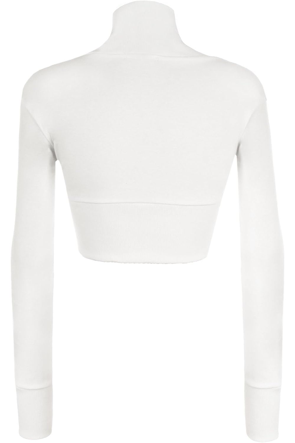 Long Sleeve Ribbed Bolero Shrug Tops WearAll