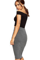 Bodycon Pencil High Waisted Midi Skirt Skirt WearAll