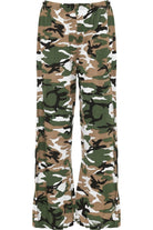 Camouflage Print Palazzo Trouser Palazzo WearAll Camouflage 8-10