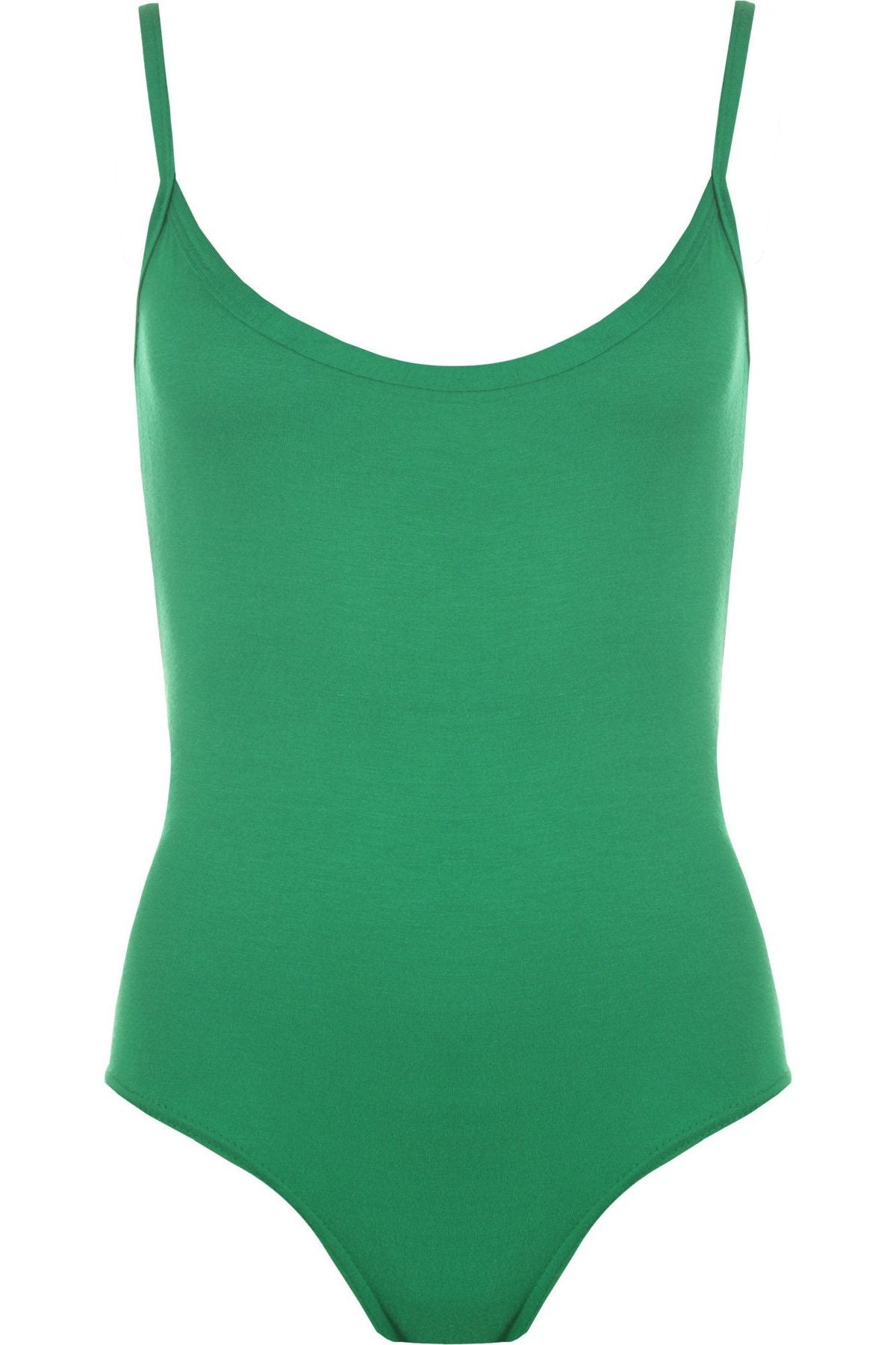 BASICS Solid Scoop Neck Bodysuit Bodysuit WearAll Jade 8-10