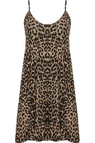 Leopard Print Strappy Dress Vest Top Dress WearAll