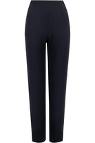 Plus Size Straight Leg Stretch Ribbed Trouser Trousers WearAll Navy Blue 16-18